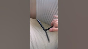 z choker (slow motion) (balisong/butterfly knife tricks)