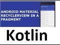 Android Retrofit & RecyclerView Tutorial Kotlin | Android App Development in Kotlin Android Studio