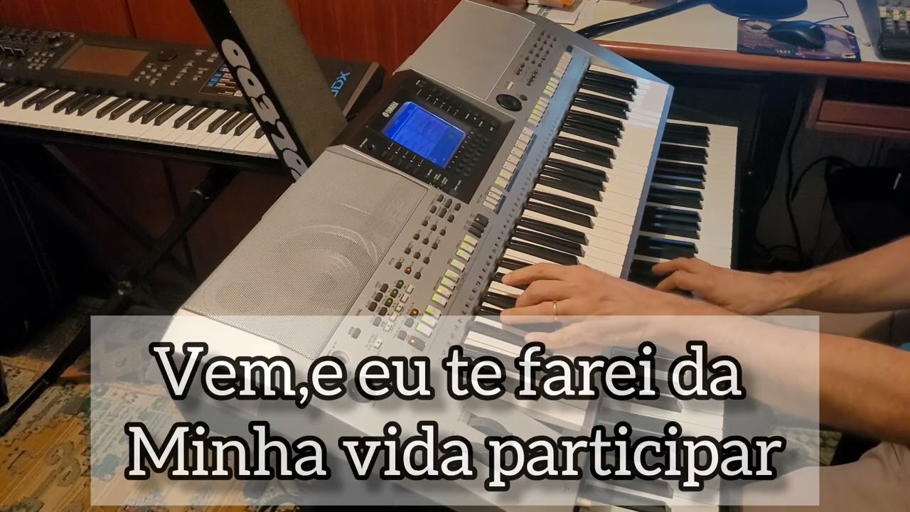 VEM, E EU MOSTRAREI  -  PLAYBACK  -  YAMAHA PSR S900 E MOTIF XF.
