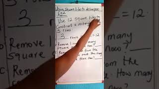 Using square tiles to decompose