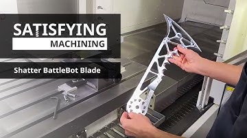 Using Dynamic Motion and Deburr to Machine the Shatter BattleBots Blade