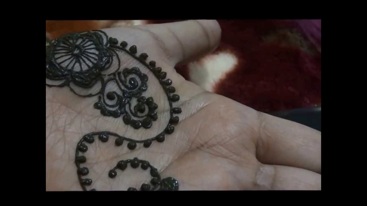 Quick And Easy Henna Tattoo Design, Indian Pakistani ...