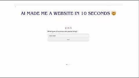 Free AI Tool Builds a Website in 10 Seconds (No Code!)