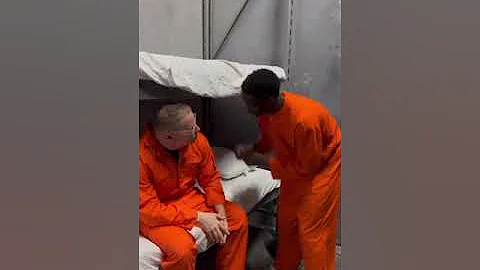 Inmate gets a reality check his first day in prison.