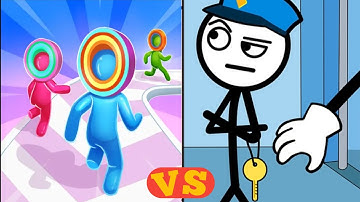 Thief Puzzle VS Layer Man 3D ♂️ ASMR RelaxingFun Levels iOS GamePlay