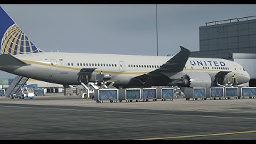 Prepar3D v4.5 | UAL863 Start up and Take-Off | KSFO - YSSY |  Qualitywings Boeing 787 | P3D