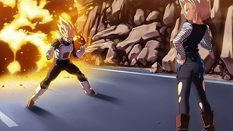 Vegeta vs Android 18 (HD) | Dragon Ball Z Fight Scene