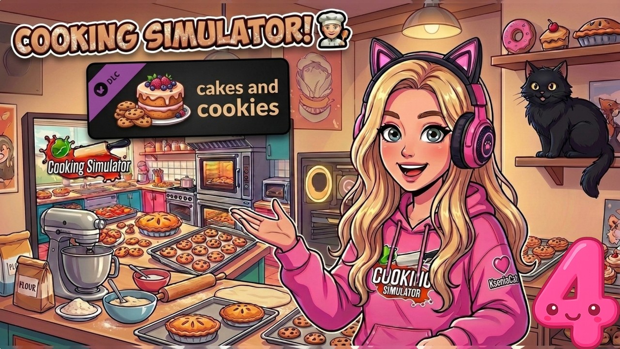 COOKING SIMULATOR CAKES AND COOKIES ➤ ФЭНТЕЗИ МЕДОВИК! #4