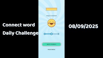 Connect Word Daily Challenge September 8 2025 Walkthrough | Connect Word Daily Challenge Answers