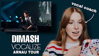 Vocal Coach reacts to Dimash-Vocalize Arnau Tour