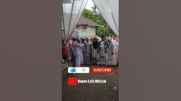 Pengantin Pria Di Jemput Di Halaman Pernikahan adat Jambi
