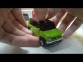 ミニカー スズキハスラー先代プルバックカー(ポジティブグリーンメタリックブラック2トーンルーフ)