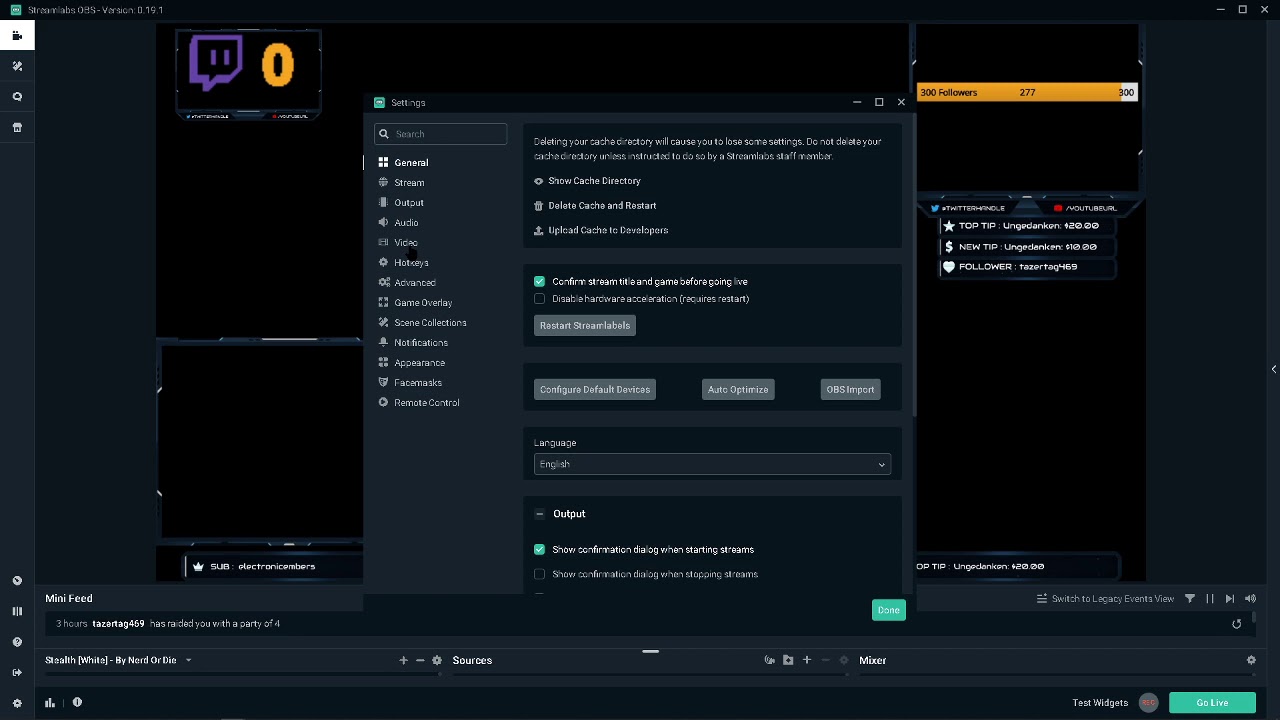 How To Change The FPS Values On Streamlabs OBS And OBS Studio YouTube