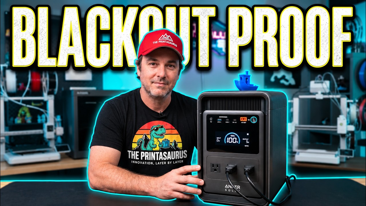 Can Anker SOLIX S2000 Save a 3D Print?