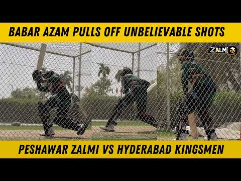 Babar Azam Sharpens His Skills In Nets | HBL PSL 11 | Zalmi vs Kingsmen | Zalmi TV
