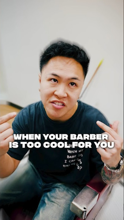 When your barber is too cool for you #barber