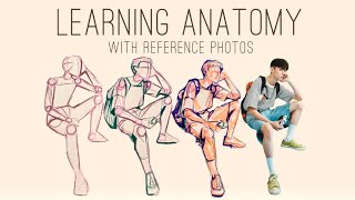 Learning anatomy with reference photos