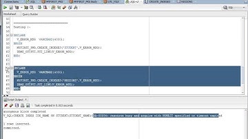 PLSQL Packages Dynamic SQL