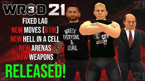 WR3D 21 New Mod by HHH Released!-New Moves, Arenas and more (Link in description)
