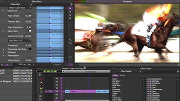 Create a light rays effect using S_Rays in Avid with GenArts Sapphire Plugins