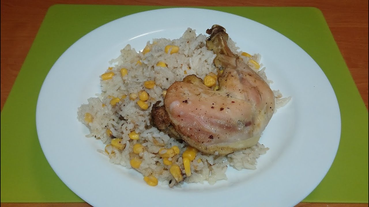 Куриные ножки с рисом и кукурузой » Вкусно и просто. Кулинарные рецепты с фото и видео
