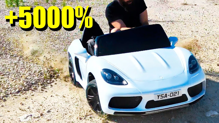 Mi Nuevo Porsche Electrico !? | Como Trucar Un Coche de "Juguete" (+5000%)