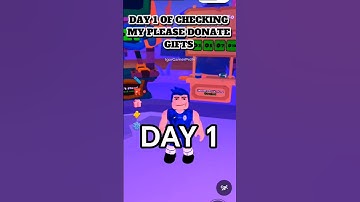 Day 1 of checking my pls donate donations! #gaming #plsdonate #gift #roblox