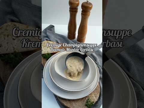 Cremige Champignonsuppe #suppen