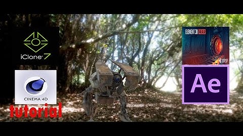 iclone 7"cinema 4d"after effects"Element 3D"tutorial