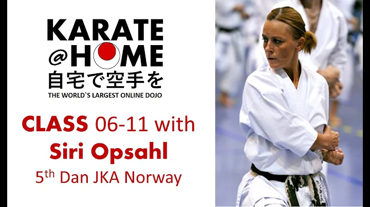 Karate@Home class 06 11 with Siri Opsahl