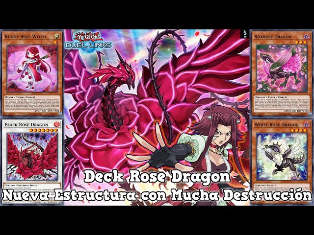 Reino dos Duelistas - ＤＵＥＬ ＬＩＮＫＳ ＭＥＭＥＳ - Chamas ardentes que engolem o  mundo inteiro. Flor de tonalidade escura, desabroche! Synchro Summon! Black  Rose Dragon! Akiza Izinski, ou Aki Izayoi no original