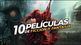 10 PELÍCULAS de FICCIÓN y FANTASIA que debes ver en NETFLIX, PRIME VIDEO y MAX!! (2024)