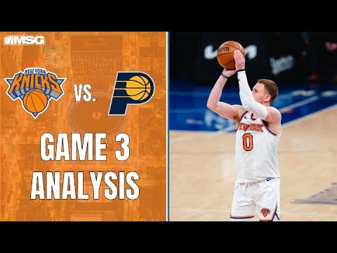 Divincenzo Drops 35 But Knicks Can't Hold On Late in Game 3 Loss vs Indiana Pacers | New York Knicks