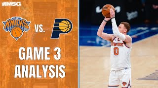 Divincenzo Drops 35 But Knicks Can't Hold On Late in Game 3 Loss vs Indiana Pacers | New York Knicks