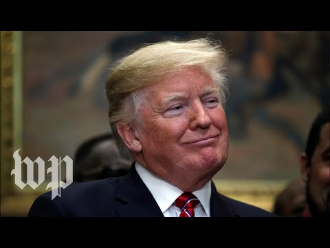 Trump speaks during Space Force event