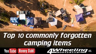 Top 10 Forgotten Camping Items