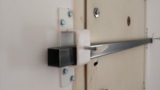 SHED SECURITY BAR - How to Install it in your home.