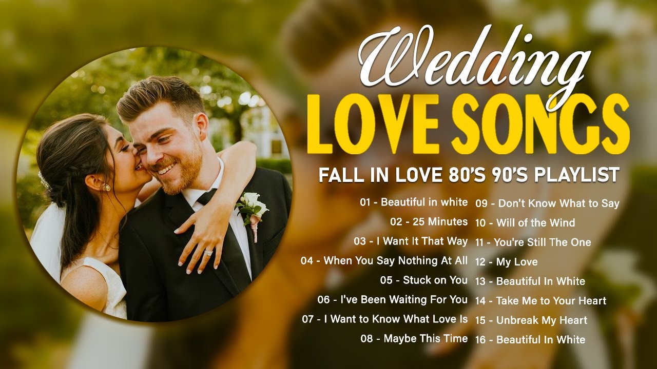 Romantic Old Wedding Songs with Lyrics 🎵 Best Love Songs Of All Time
