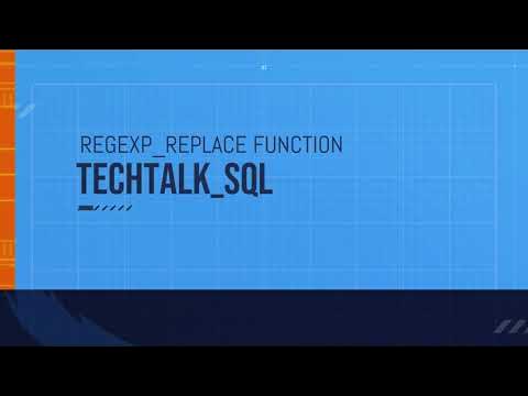 Regexp Replace Function Oracle - Replacing the special characters in ...
