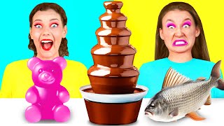 Desafío De Fuente De Chocolate | Batalla Comestible por Fun Teen