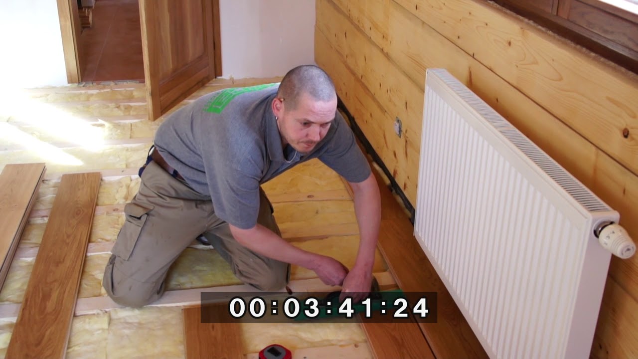FEEL WOOD Massivholzboden Verlegung Verschrauben