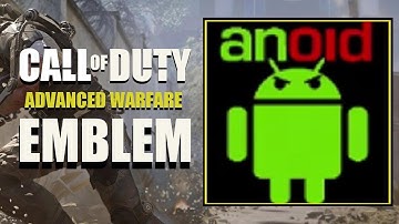 COD AW / Call of Duty Advanced Warfare : Funny Spoof Android Logo Emblem Tutorial