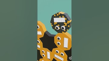 Wow 😱 Confused Nonagon monster and star ♥️💛🖤💚❤️‍🔥💖 | #blender #gaming #fypviral #loopvideos #funny