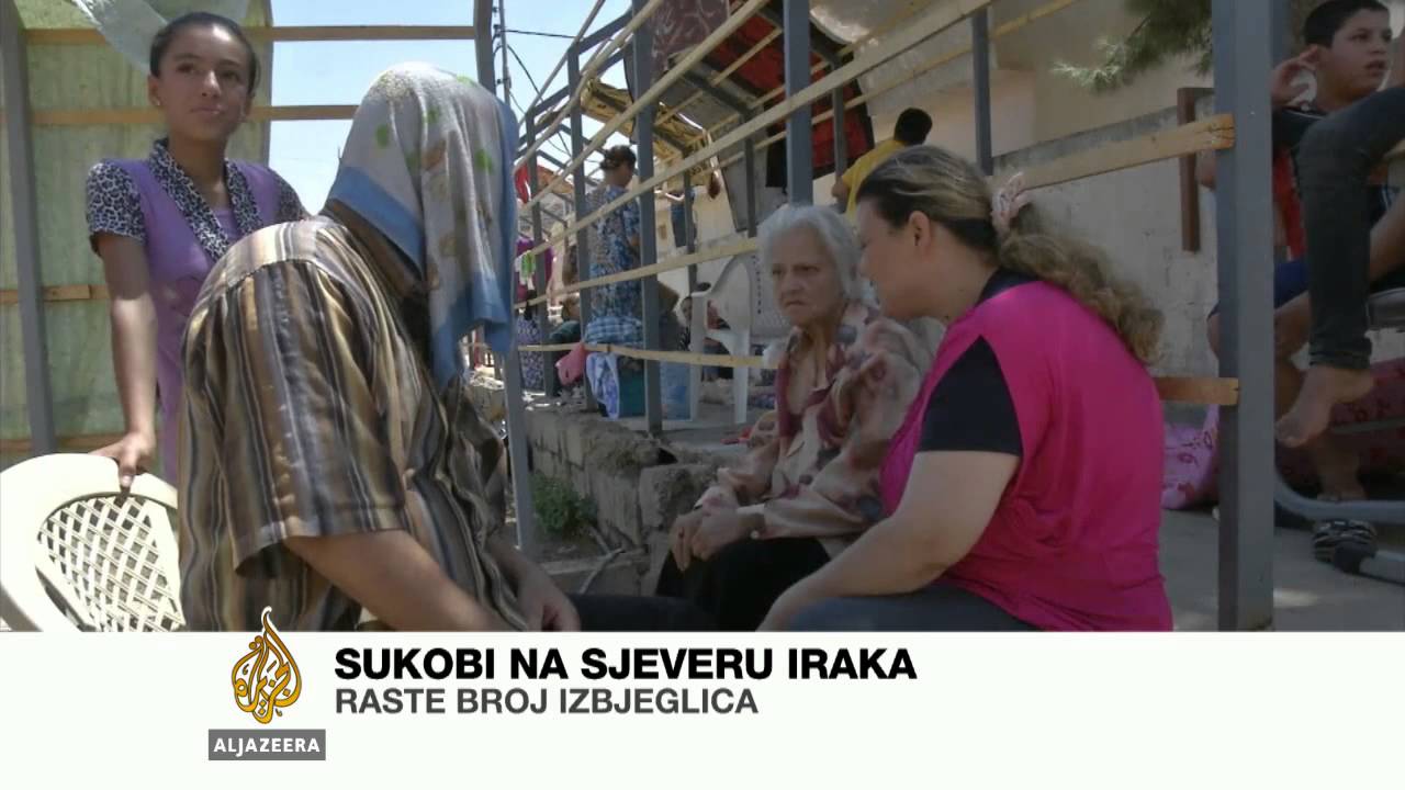 نزح عدد كبير من اللاجئين بسبب هجوم تنظيم الدولة الإسلامية