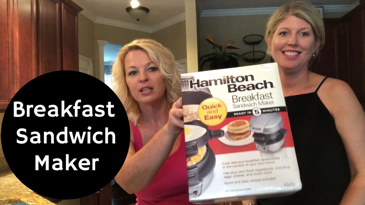 Learning to Eat Allergy-Free: Hamilton Beach Breakfast Sandwich Maker –  Review and Giveaway