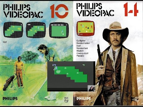 Jeu Philips Videopac G7000 N°14 - GUNFIGHTER, Avec Boîte Carton Originale, Bon état