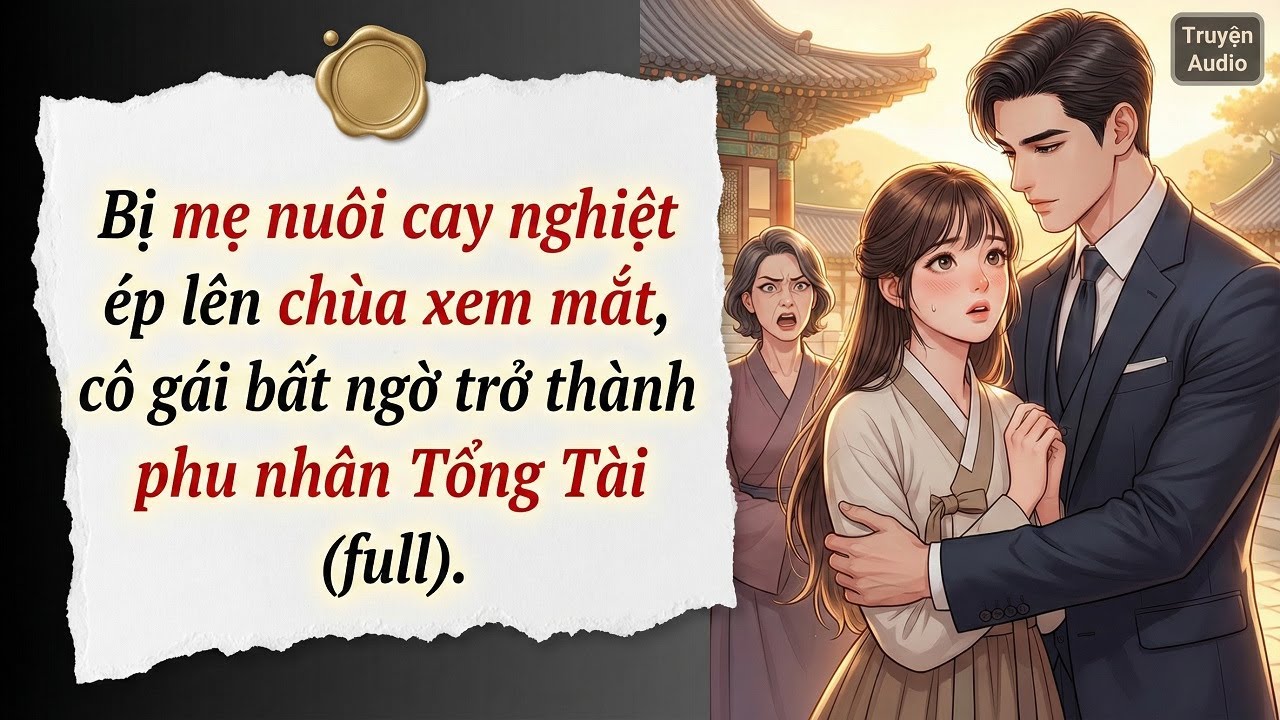 Bị mẹ nuôi cay nghiệt ép lên chùa xem mắt, cô gái bất ngờ trở thành phu nhân Tổng Tài (full).