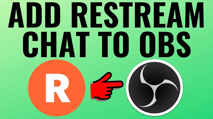 Add Restream Chat Overlay to Your Stream in OBS Studio - Restream Tutorial