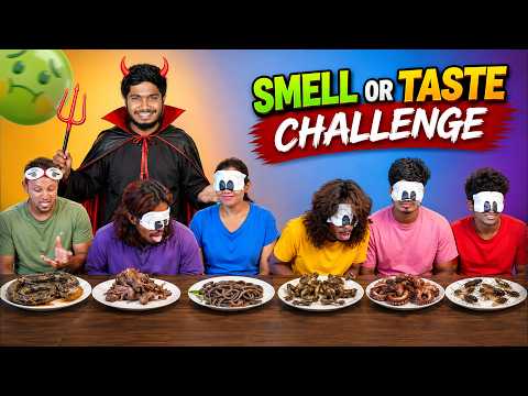 Full ah Vomit dha Ellarum!! 🤢🤮 | Smell or Taste Challenge 🤯😂 #youtube