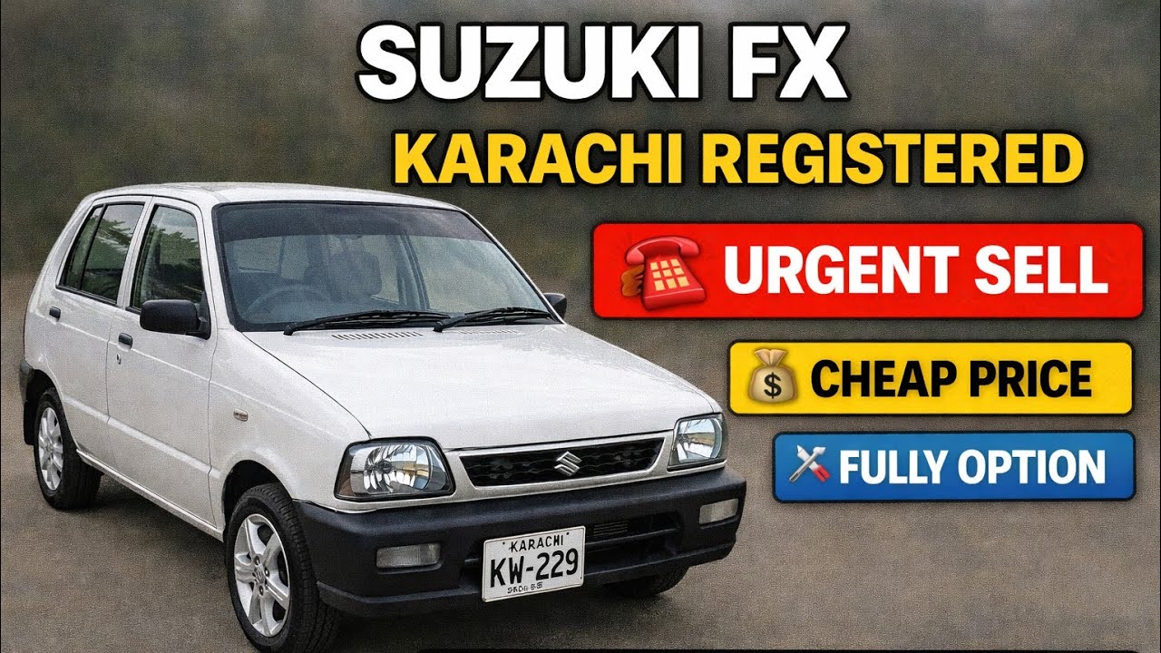 Suzuki FX Karachi Registered For Sale | Urgent Sell | Cheap Price | Fully Option